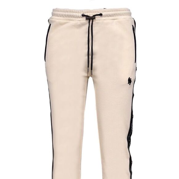 NWOT Homme Femme Signature Cream Black Unisex Track Pants Sz L - Picture 2 of 13